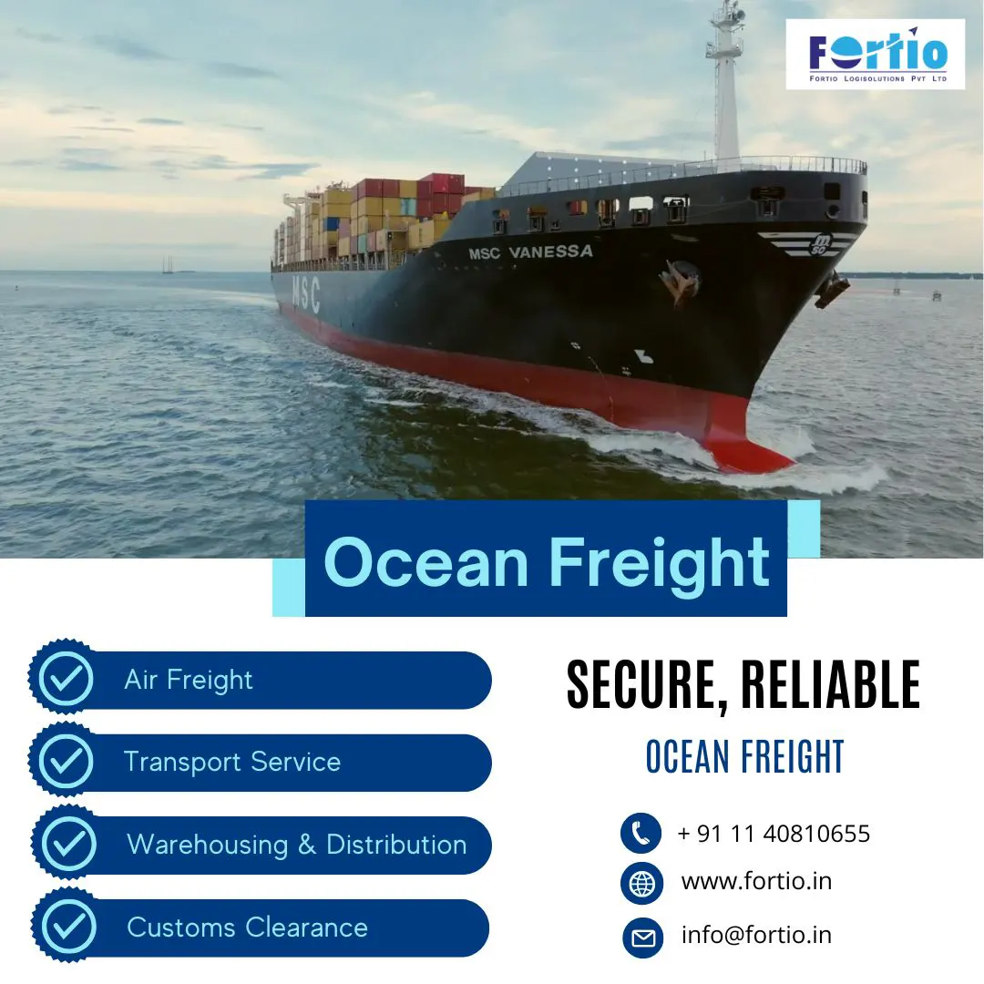 Fortio LogiSolution: Trusted Partner for Sea Freight Shipping in Delhi NCR
