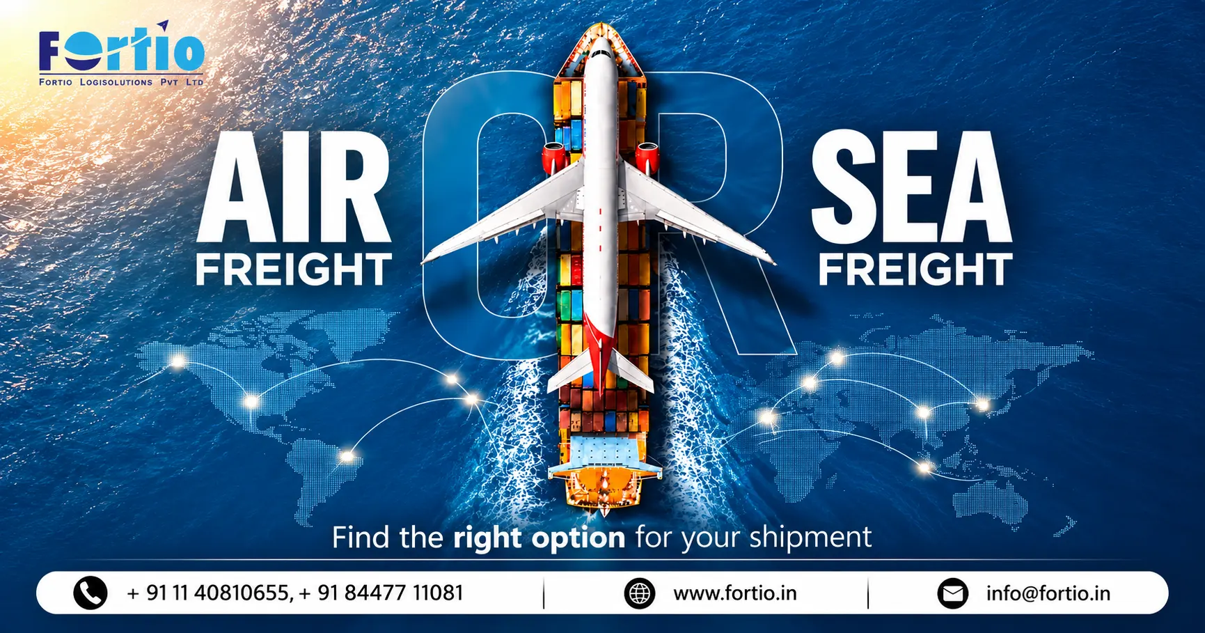 Air Sea Shipping in Delhi NCR: A Practical Guide by Fortio LogiSolutions