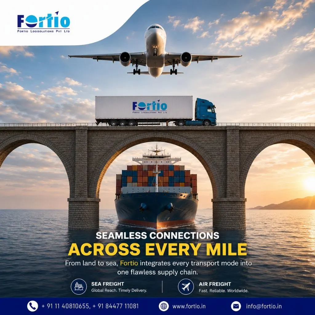 Sea Freight and Air Freight Services in Delhi | Fortio LogiSolutions